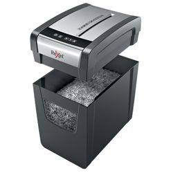 Rexel Momentum X410SL Aktenvernichter, Schwarz/Silber