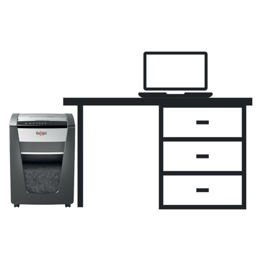 Trituratore Rexel Momentum X420, Nero/Argento