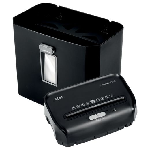 Rexel Promax QS RPS812 makuleringsmaskine, sort