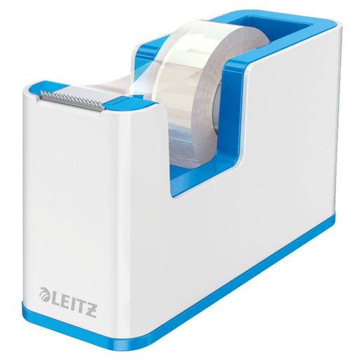 Leitz WOW DUAL Dispenser di nastro adesivo, blu/bianco