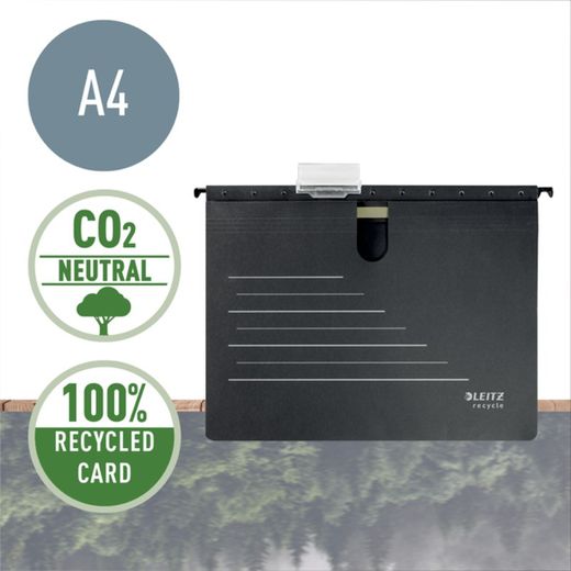 Leitz Recycle Alpha® Cardboard Hanging Fastener Dossier. DIN A4.