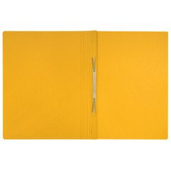 Dossier de fixation en carton Leitz Recycle avec mécanisme métallique. 100% recyclable. DIN A4, jaune