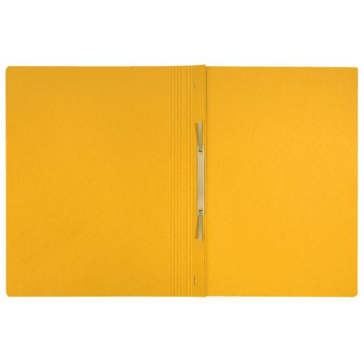 Dossier de fixation en carton Leitz Recycle avec mécanisme métallique. 100% recyclable. DIN A4, jaune