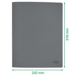 Dossier de fixation en carton Leitz Recycle avec mécanisme métallique. 100% recyclable. DIN A4, bleu