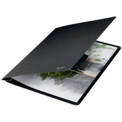 Dossier di fissaggio in cartone Leitz Recycle con meccanismo in metallo. 100% riciclabile. DIN A4, nero