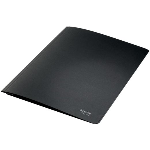 Dossier di fissaggio in cartone Leitz Recycle con meccanismo in metallo. 100% riciclabile. DIN A4, nero