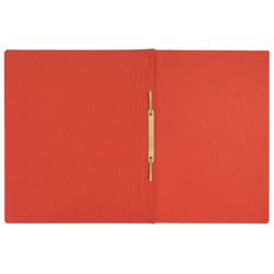 Dossier de fixation en carton Leitz Recycle avec mécanisme métallique. 100% recyclable. DIN A4, rouge