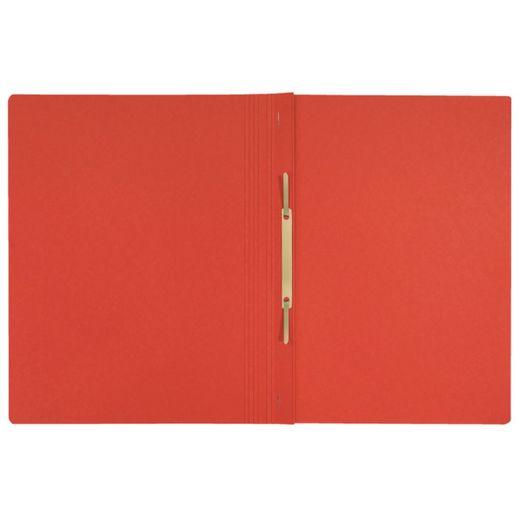 Dossier de fixation en carton Leitz Recycle avec mécanisme métallique. 100% recyclable. DIN A4, rouge