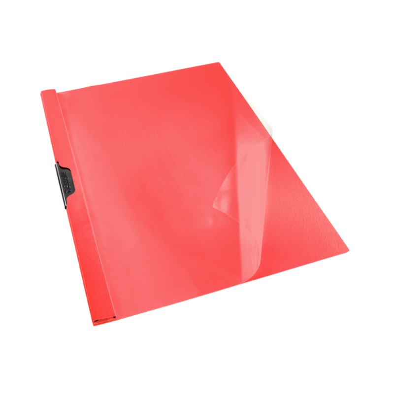 Dossier di presentazione Esselle Clipfiles. PVC. clip di metallo Dorso 3  mm. DIN A4, rosso — KounterPRO
