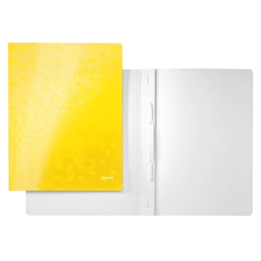 Dossier Fastener WOW. DIN A4. cardboard, yellow