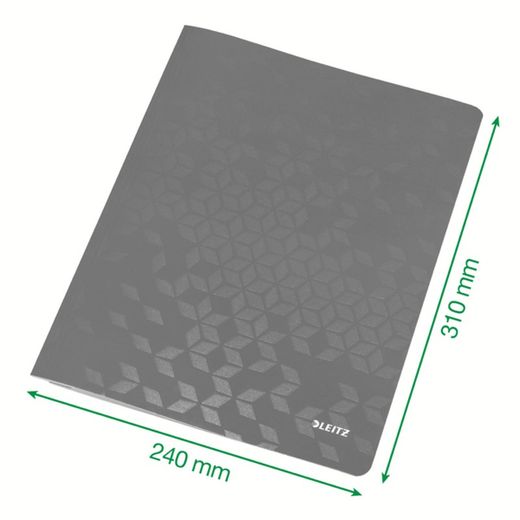 Verschluss-WOW-Dossier. DIN A4. Karton, rot