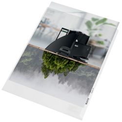 Dossier uñero (Bolsa de 25). PP. 140 micras. Leitz Recycle. DIN A4, transparente
