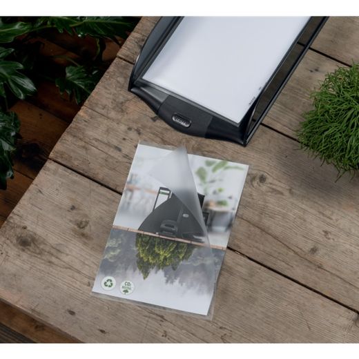 Dossier uñero (Bolsa de 25). PP. 140 micras. Leitz Recycle. DIN A4, transparente