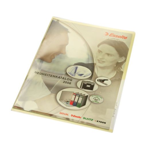 Leitz Nageldossier (Box 100) Hart-PVC. 150 Mikron. DIN A4, gelb