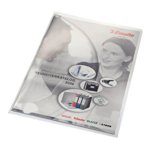 Leitz Nageldossier (Box 100) Hart-PVC. 150 Mikron. DIN A4, gelb