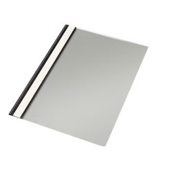 Dossiers Fastener Esselte (Caja de 50). PP. Mecanismo metálico. Contratapa gris. Folio, negro