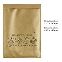 Embalaje de 50 unidades Bolsa burbujas Nº-16 220x330