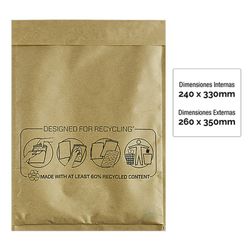 Emballage de 50 unités Sachet à bulles Nº-17 240x330