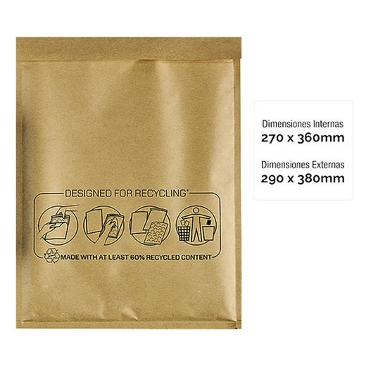 Emballage de 50 unités Sachet à bulles Nº-18 270x360