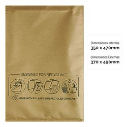 Conditionnement de 50 unités Sachet à bulles Nº-20 350x470