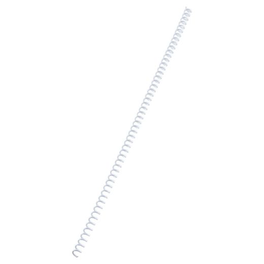 Espiral plástico GBC 6mm (Caja 100), blanco