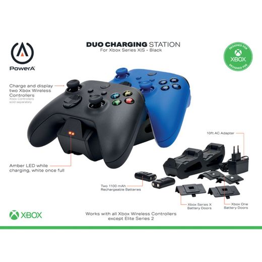 PowerA Dual Charging Station til Xbox Series X|S - Sort (EU)
