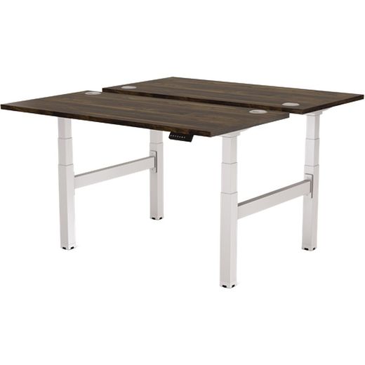 Metalstruktur til Cambio™ højdejusterbart dobbeltbord (bordplade, transport og montering ikke inkluderet)