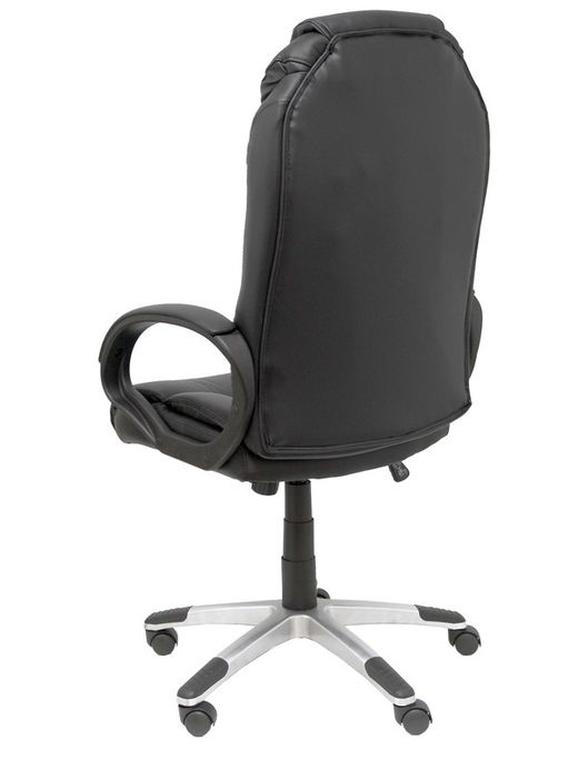 FORÖL Modelo Argamasón - Sillón de dirección ergonómico con mecanismo basculante y regulable en altura - Tapizado en similpiel color negro de primera calidad.