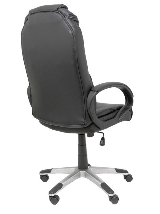 FORÖL Modelo Argamasón - Sillón de dirección ergonómico con mecanismo basculante y regulable en altura - Tapizado en similpiel color negro de primera calidad.