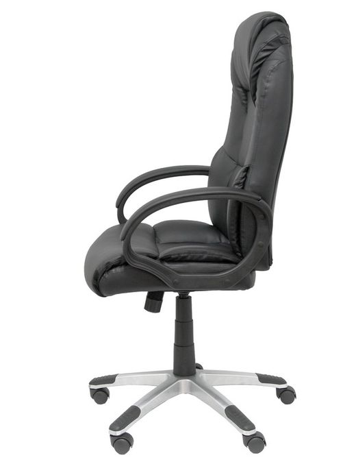 FORÖL Modelo Argamasón - Sillón de dirección ergonómico con mecanismo basculante y regulable en altura - Tapizado en similpiel color negro de primera calidad.