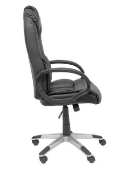 FORÖL Modelo Argamasón - Sillón de dirección ergonómico con mecanismo basculante y regulable en altura - Tapizado en similpiel color negro de primera calidad.