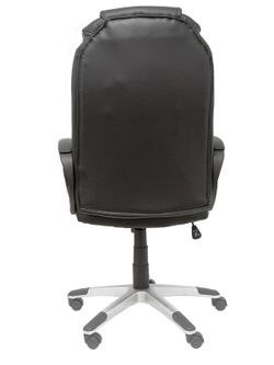 FORÖL Modelo Argamasón - Sillón de dirección ergonómico con mecanismo basculante y regulable en altura - Tapizado en similpiel color negro de primera calidad.