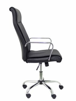 FORÖL Modelo Carcelén - Sillón de dirección ergonómico y basculante - Asiento y respaldo tapizados en similpiel color negro