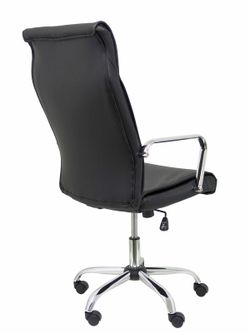 FORÖL Modelo Carcelén - Sillón de dirección ergonómico y basculante - Asiento y respaldo tapizados en similpiel color negro