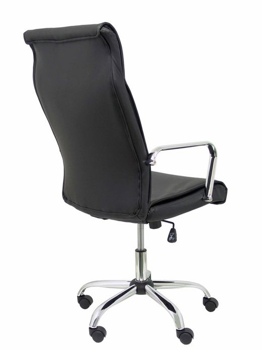 FORÖL Modelo Carcelén - Sillón de dirección ergonómico y basculante - Asiento y respaldo tapizados en similpiel color negro