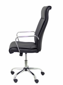 FORÖL Modelo Carcelén - Sillón de dirección ergonómico y basculante - Asiento y respaldo tapizados en similpiel color negro