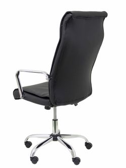 FORÖL Modelo Carcelén - Sillón de dirección ergonómico y basculante - Asiento y respaldo tapizados en similpiel color negro