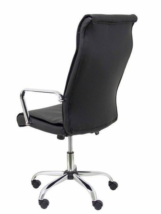FORÖL Modelo Carcelén - Sillón de dirección ergonómico y basculante - Asiento y respaldo tapizados en similpiel color negro