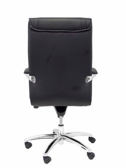 FORÖL Modelo Gineta - Sillón de dirección ergonómico con mecanismo basculante y regulable en altura - Asiento y respaldo tapizados en similpiel color negro.