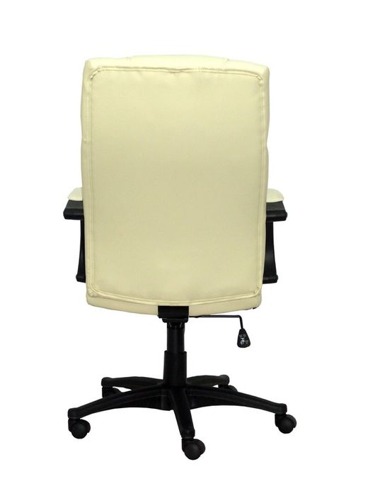 FORÖL - Modelo Munera - Sillón de dirección ergonómico con mecanismo basculante y regulable en altura - Tapizado en similpiel color crema de primera calidad.