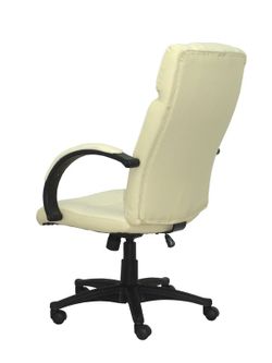 FORÖL - Modelo Munera - Sillón de dirección ergonómico con mecanismo basculante y regulable en altura - Tapizado en similpiel color crema de primera calidad.
