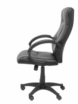 FORÖL- Modelo Munera - Sillón de dirección ergonómico con mecanismo basculante y regulable en altura - Tapizado en similpiel color negro de primera calidad