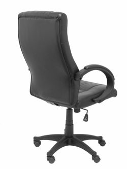 FORÖL- Modelo Munera - Sillón de dirección ergonómico con mecanismo basculante y regulable en altura - Tapizado en similpiel color negro de primera calidad