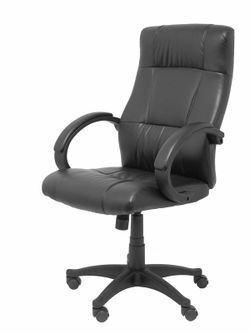FORÖL- Modelo Munera - Sillón de dirección ergonómico con mecanismo basculante y regulable en altura - Tapizado en similpiel color negro de primera calidad