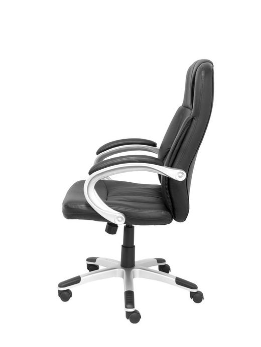 FORÖL Modelo Tobarra - Sillón de dirección ergonómico con mecanismo basculante y regulable en altura - Tapizado en similpiel color negro de primera calidad.