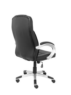 FORÖL Modelo Tobarra - Sillón de dirección ergonómico con mecanismo basculante y regulable en altura - Tapizado en similpiel color negro de primera calidad.