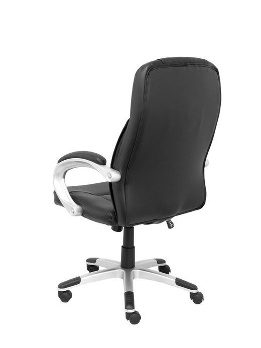 FORÖL Modelo Tobarra - Sillón de dirección ergonómico con mecanismo basculante y regulable en altura - Tapizado en similpiel color negro de primera calidad.