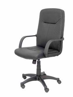 FORÖL Modelo Villa - Sillón de dirección ergonómico con mecanismo basculante y regulable en altura - Tapizado en similpiel color negro