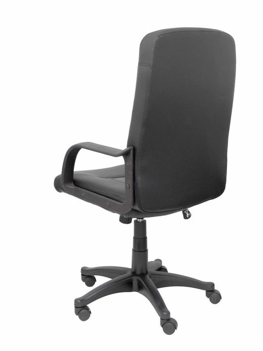 FORÖL Modelo Villa - Sillón de dirección ergonómico con mecanismo basculante y regulable en altura - Tapizado en similpiel color negro