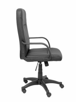 FORÖL Modelo Villa - Sillón de dirección ergonómico con mecanismo basculante y regulable en altura - Tapizado en similpiel color negro